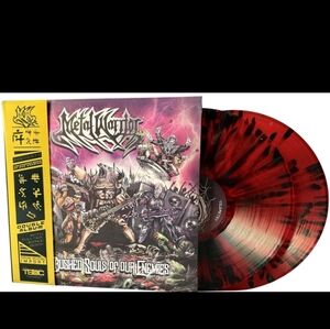 METAL WARRIOR: The Crushed Souls of Our Enemies Double Album Red Splatter Vinyl